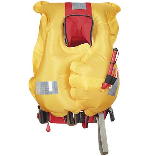 CS-9705RA - Gilet de sauvetage 150N junior automatique avec harnais CREWFIT gonflé