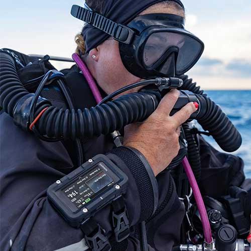 Fonctionnalités de l'ordinateur de plongée sous-marine Garmin Descent X50i