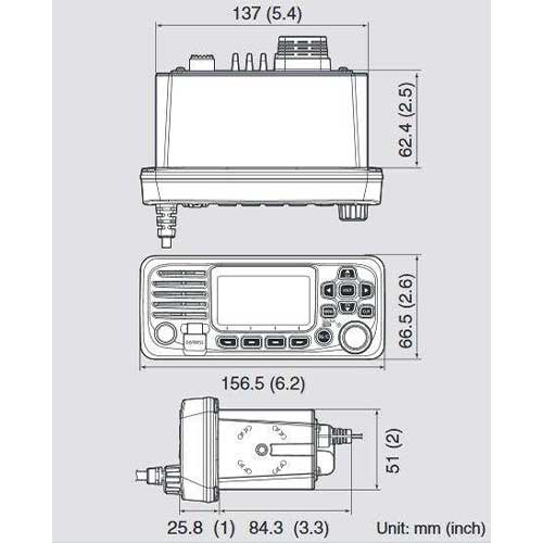 VHF IC-M330GE GPS ICOM