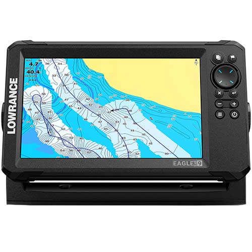 Caret détaillé et Genesis Live du Sondeur de pêche GPS Eagle Eye 9 Lowrance